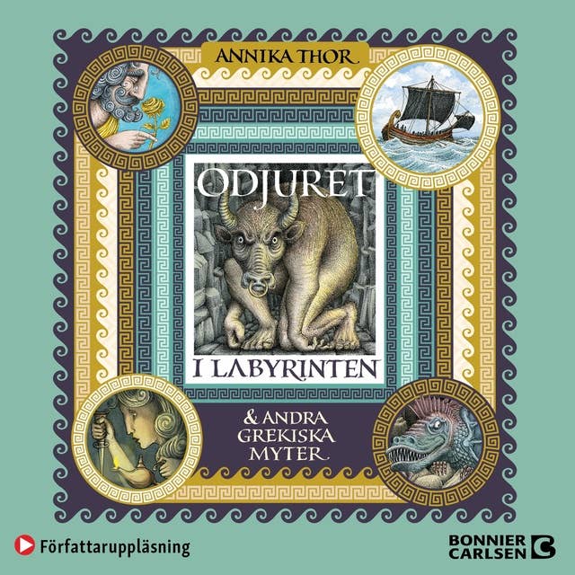 Cover for Odjuret i labyrinten och andra grekiska myter