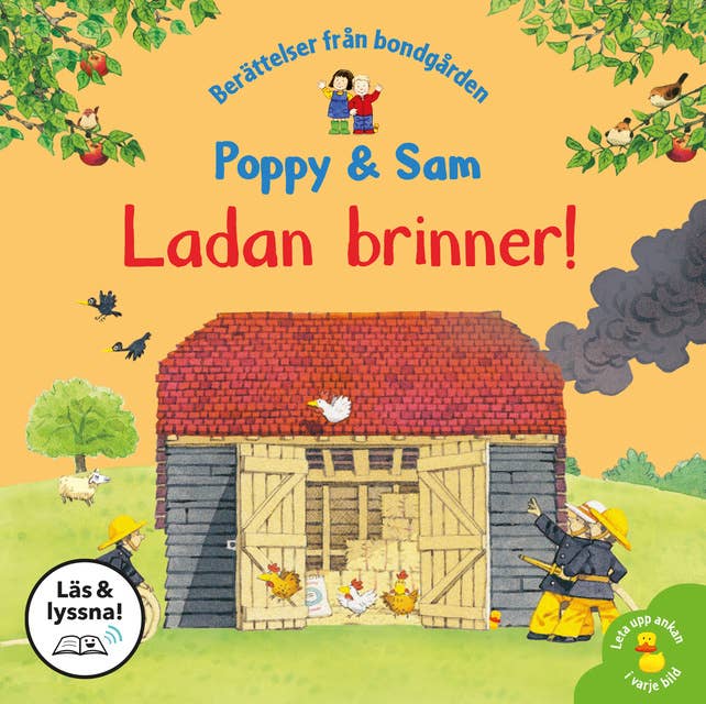 Poppy & Sam: Ladan brinner! (Läs & lyssna)