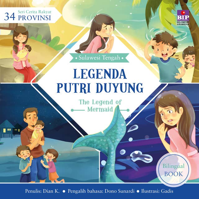 Legenda Putri Duyung — Seri Cerita Rakyat 34 Provinsi: Sulawesi Tengah by Dian Kristiani