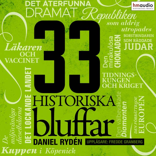 Cover for 33 historiska bluffar