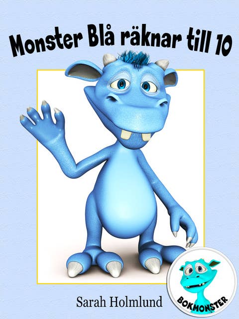 Monster Blå räknar till 10