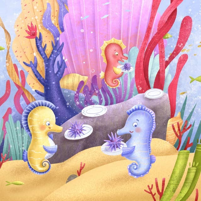 Sandy seahorse says "It's not fair!": Bedtime story for children