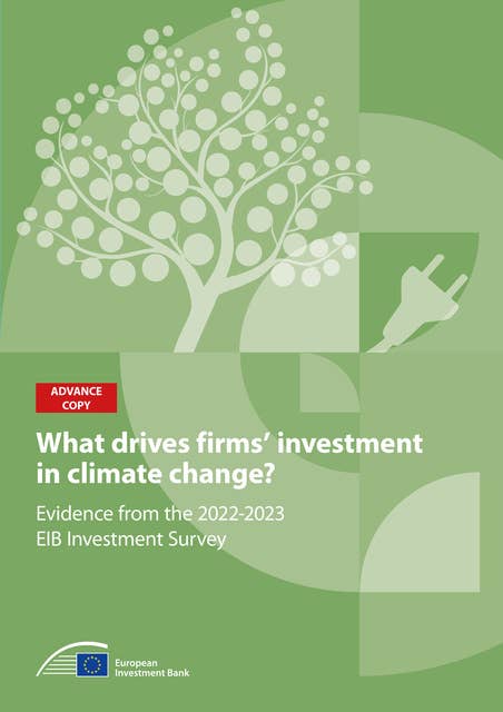 What drives firms' investment in climate action?: Evidence from the 2022-2023 EIB Investment Survey