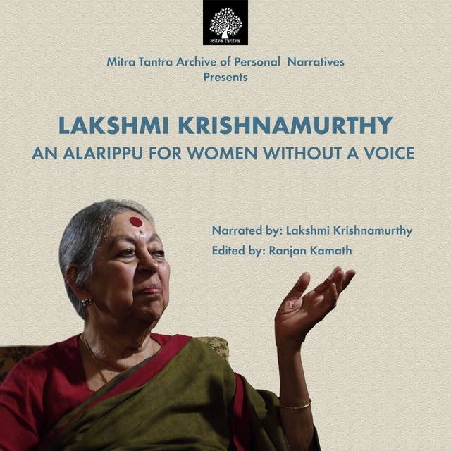 Lakshmi Krishnamurty: An Alarippu For Women Without A Voice