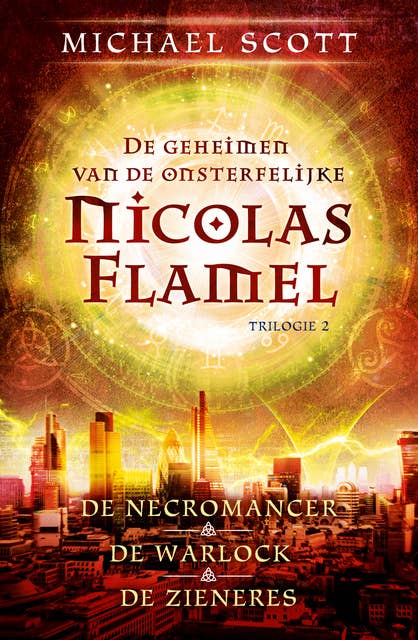 De geheimen van de onsterfelijke Nicolas Flamel 2: De necromancer, De warlock en De zieneres samen in 1 band