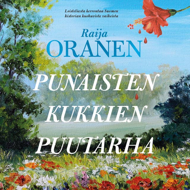 Punaisten kukkien puutarha 