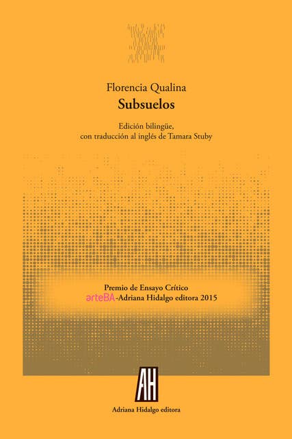 Subsuelos: Premio de Ensayo Crítico arteBA-Adriana Hidalgo editora 2015
