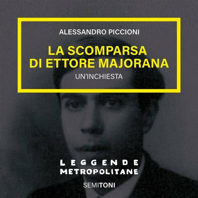 Cover for La scomparsa di Ettore Majorana