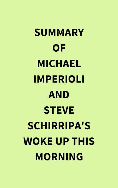 Summary of Michael Imperioli and Steve Schirripa's Woke Up This Morning