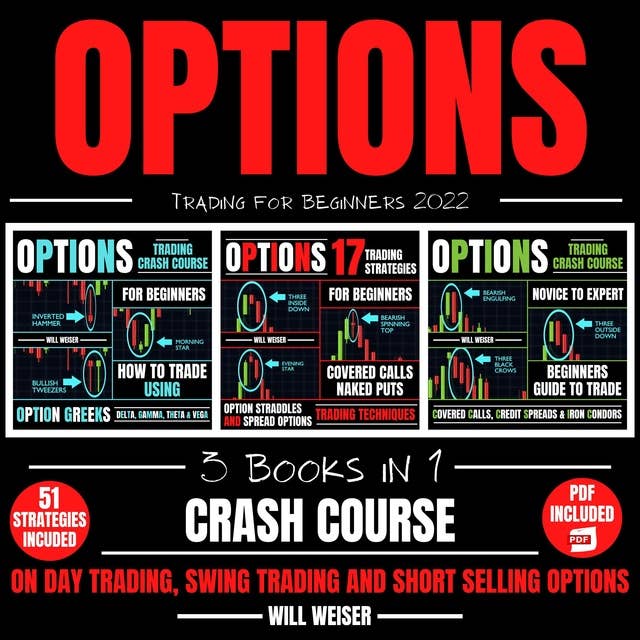 Options Trading For Beginners 2022: 3 Books In 1: Crash Course On Day Trading, Swing Trading And Short Selling Options