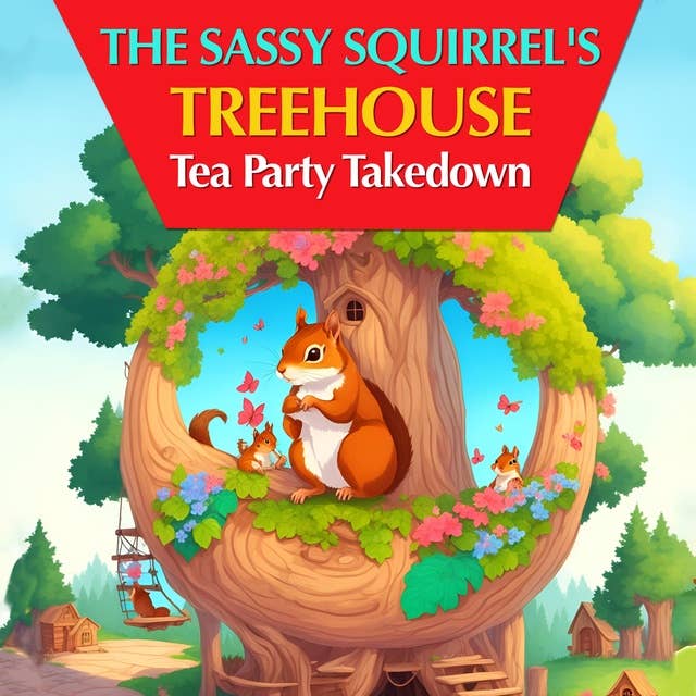 The Sassy Squirrel's Treehouse Tea Party Takedown: Rhyming Story for Kids about Squirrel and trees. Age: 2-7. Tale in Verse