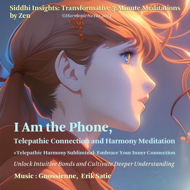 𝐈 𝐀𝐦 𝐭𝐡𝐞 𝐏𝐡𝐨𝐧𝐞, Telepathic Connection and Harmony Meditation: Unlock Intuitive Bonds and Cultivate Deeper Understanding