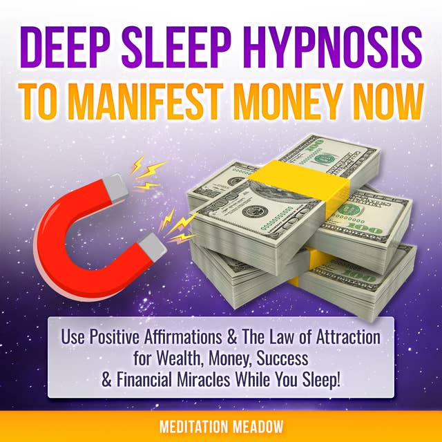 Deep Sleep Hypnosis to Manifest Money Now: Use Positive Affirmations & The Law of Attraction for Wealth, Money, Success & Financial Miracles While You Sleep!