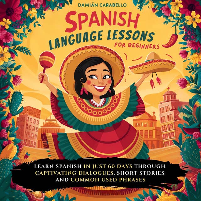 Spanish Language Lessons For Beginners: Learn How to Speak Mexican Spanish in 60 days While Sleeping or in Your Car. Master 101 Conversational Espanol with Vocabulary, Verbs, Slang, Common Phrases & Simple Short Stories – Easy Methods for Children, Adults & Dummies (Complete Audio Course) 