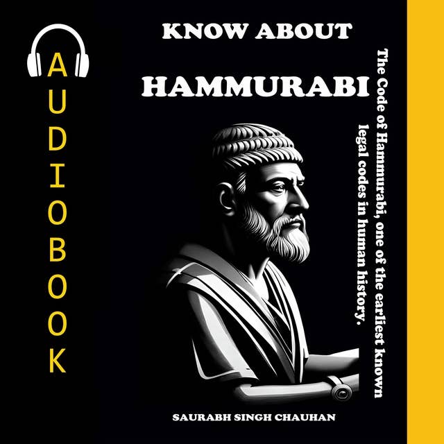 Know About "HAMMURABI": The Code of Hammurabi, One of the Earliest Known Legal Codes in Human History.
